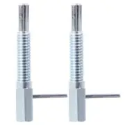2 Pcs Self-locking Telescopic Pin Spring Loaded Latch Furniture Leg