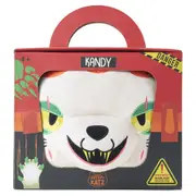 Kreepy Katz - 'Kandy' in Cat Carrier, Soft Toy, Polyester, Beige, 30cm Height, Ages 3+