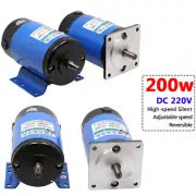 DC 220V 200W Micro High-speed Silent Electric Motors 12mm Shaft 1800RPM XD-ZYT90