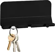 Wall Cable Holder,Non-Slip Mount Stand for Tablet | Multifunctional Key Organizer, Adhesive Tablet Shelf for Kitchen, Living Room, Bedroom