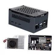 P33 M.2 NVME M-Key PoE+ Hat with Official Pi 5 Active Cooler and Aluminum
