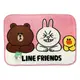 【LINE FRIENDS】止滑地墊-熊大兔兔莎莉款