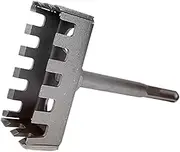 Slot Cutter, Drywall Outlet Cutout Tool, Portable Stainless Steel Junction Box Cutout Saw, Squares Hole Puncher Versatile Precise Cutting Compact Ideal for Brick, Concrete, Cement