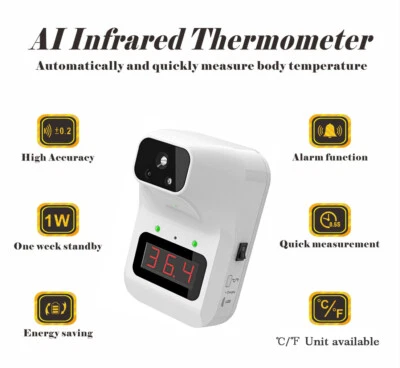 K3PLUS AI Non-Contact Infrared Thermometer High Temperature Alarm Fast Measuring