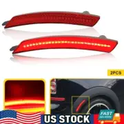 2X LED Red Rear Side Marker Light Bumper Reflector Lamp LH RH For MINI Cooper (for: Mini)