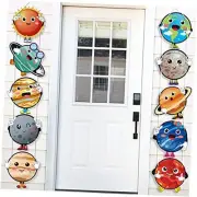 OSNIE 10Pcs Planets Theme Party Decor Supplies Outer Space Cardboard Cutout
