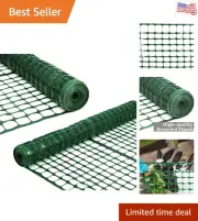 4 X100 Ft Outdoor Snow Fence Plastic Safety Temporary Garden Netting for Poul...
