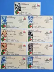 AFL 9 SIGNED-BARASSI, FARMER, SKILTON, BLIGHT, RICHARDS, FLOWER, HUDSON + 2