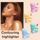 Highlighter Face Body Brighten Nature Contouring Highlight Stick Mak. N9W0