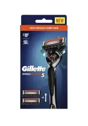New Gillette Fusion Proglide 5 Flexball Razor With Blades Refill 2 Pack