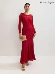 Phase Eight Red Phoenix Maxi Dress (H51609) | $851