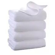 Bath Towel Absorbent Cotton Soft Skin Friendly Shower Towel for Home Hotel Beauty Salon White
