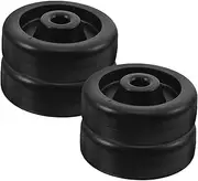 4pcs Fitness Equipment Roller Plastic Caster Wheels Roller Exercise Equipment Gym Roller Ab Roller Plastic Fitness Roller Heavy Duty Pulley Roller Universal Roller Wheel Black Pa