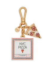 kate spade new york Slice Embossed Leather Key Fob
