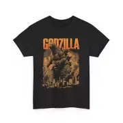 Godzilla Graphic Tee,Monster Lover T-Shirt,Retro Graphic Tee,Unisex Cotton Tee