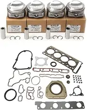Car Engine Gasket and Piston +0.25MM Repair Compatible for VW Passat Golf Compatible for A4 A5 Compatible for Skoda Superb Seat Altea Leon 06J103383B 06H198151J