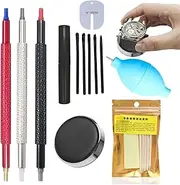 [Generic] Watch Tools Kit | Wristwatch Care Set,Multifunctional Scratchproof Repair and Care Kit for Travel, Home, Electronics Maintenance