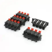 5 Pcs 8 Pin Spring Loaded Speaker Terminals Board Connector 63mm x 30mm