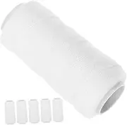 WEKADRIN 6Rolls Facial Hair Threading Tools Cotton Strings for Hair Removal Soft and Durable Facial Epilator Thread for Eyebrow Grooming and Facial Hair Removal