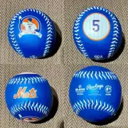 NY METS DAVID WRIGHT BALL #5 NUMBER RETIREMENT 7/19/2025 CITI FLD BLUE BASEBALL