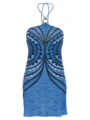 [Pin-Up Stars] Pin-Up Stars-Intreccio Africano Abiti Blu-Donna M