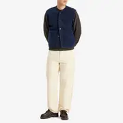 Universal Works Boucle Alvar Fleece Lancaster Gilet