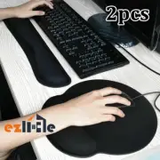 Keyboard+Mouse Pad Set Memory Foam Cushion Wrist Arm Rest Support Cushion