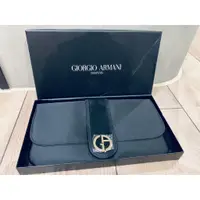 在飛比找蝦皮購物優惠-GIORGIO ARMANI  parfums 黑色精品手拿