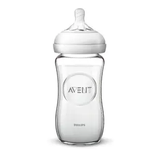 PHILIPS AVENT 新安怡 親乳感玻璃防脹氣奶瓶-240ml 單入【佳兒園婦幼館】