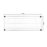 Vogue Wire Wall Shelves St/St - 910x360mm 36x14"