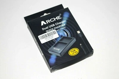 Arche Dual USB Charger Canon LP-E8 / REBEL T3i / EOS REBEL T3i / EOS REBEL T2i B