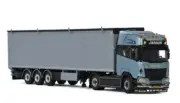 WSI for SCANIA R HIGHLINE CR20H 4X2 VOLUME TRAILER JANSEN 1/50 DIECAST Truck