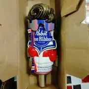 NIB Pabst Blue Ribbon Brewski Skier Beer Tap Handle Brand NEW Never Used