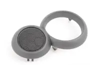 New Genuine MINI R52 Left Door Speaker Grille Cover Metal Gray 9124127 OEM