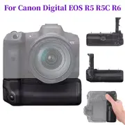 For Canon EOS R5 R6 R5C Cameras Black Vertical Battery Grip Holder as BG-R10