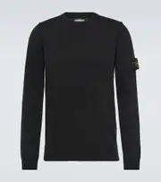 [Stone Island] Stone Island Compass wool-blend sweater AU 93 black
