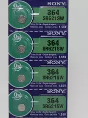 Sony 364 SR621SW Watch Battery 4Pc (Exp. 10/2028)