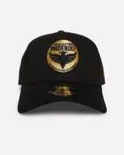 [New Era] New Era Wellington Phoenix Fc 'A-league Exculsive' 9forty A-frame Snapback Black/gold - Size ONE ONE Black/Gold