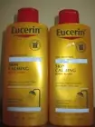 2 Bottles Eucerin Skin Calming Body Wash Fragrance Free, 16.9 fl oz Each