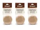1050x 2POUR Natural Paper Filter - 3 Packs - Non Bleached - For Aeropress Coffee