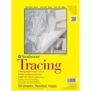 Strathmore 300 Series Tracing Paper Pad Tape Bound 11x14 inches 50 Sheets 25l...