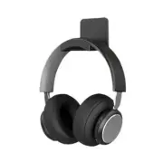 Punch-Free Holder Hook Computer Dual Headset Stand Hanger Under Desk