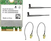 RTL8822CE Wireless NIC Wireless-RTL8822CE Wireless Card Support 2.4G/5GHz Dual-Band WiFi 5, Bluetooth 5.0, Compatible with Jetson Xavier NX, Jetson Orin NX, Jetson Orin Nano Module Expansion Board