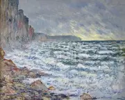 Fecamp Bord De Mer 1881, Claude Oscar Monet, Wall Decor Art Print 11" x 14" 2603