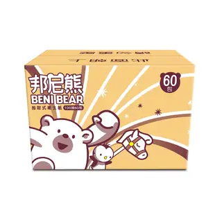 【BeniBear邦尼熊】買一送一 抽取式衛生紙100抽10包6袋/箱