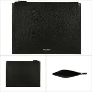 OROTON Women's Avalon Large Pouch Envelope Wallet Clutch Leather Black NWT