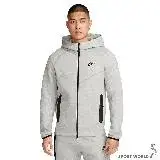 在飛比找遠傳friDay購物優惠-Nike 男裝 連帽外套 拉鍊口袋 科技棉 挺版 灰 FB7