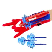Superhero Gloves with Wrist Ejection Launcher - Blue
