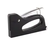 Stapler with 1000Pcs Door-type Staple Hand Operated Staple Tacker Light Duty Stapler for Crafts Decoration Material Fixing Woodworking Furniture