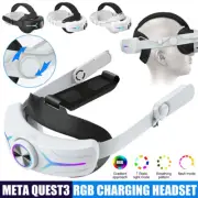 With 8000mah Battery For Meta Oculus Quest 3 Headset VR Elite Head Strap Band